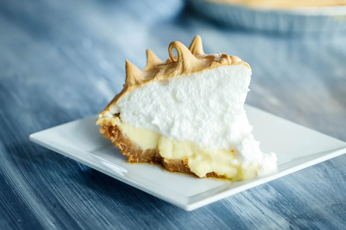 A slice of Key lime pie served at Sundowners